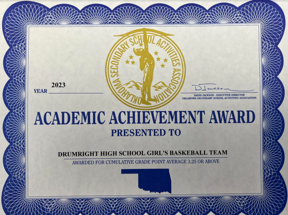 Girls Basketball Wins 2023 Academic Achievement Award